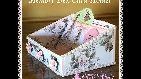 DIY Memory Dex / Rolodex Card Holder Tutorial