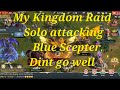 King of avalon my kingdom raid  solo attacking  blue scepter  plundering  rss  db7 gameplay