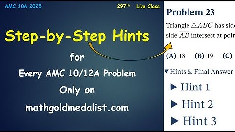 AMC 10A 10B 12A 12B 2025 Geometry Preparation Crash Course | 10/12 Fundamentals Practice Walkthrough