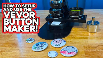 Vevor Button Maker | Unbox, Setup, and Demonstration