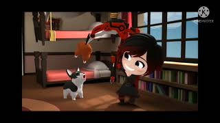 ruby teasing zwei with a chicken for 35 mins.