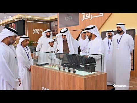 نهيان بن مبارك يزور معرض العين الدولي للصيد والفروسية