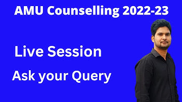 AMU Counselling 2022 Round 2 || BA || BSc || BCom || BTech || Class 11 || Diploma