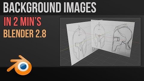 Placing Background Images in Blender 2.8
