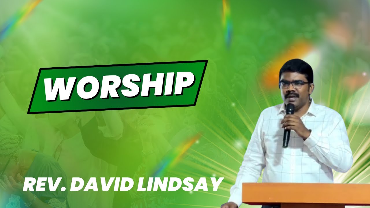 Tamil Worship | Aarathanai Aarathanai | Rev. David Lindsay