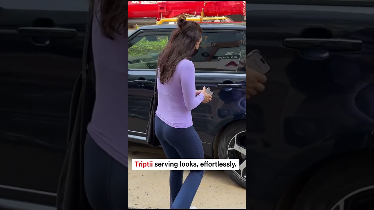 Triptii Dimri steals hearts once again with her elegant look spotted in Mumbai today!