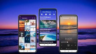 Beach Wallpapers & Ocean Sounds Streaming App screenshot 1