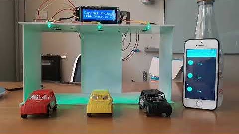 Arduino ระบบค้นหาพื้นที่ลานจอดรถผ่านแอพพลิเคชั่นบนสมาร์ทโฟน