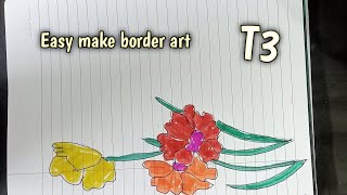 💥🔥#Design157 🔥💥  Title page Book design assignment😍 project file decoration designs😍#T3 #Art #Tricks