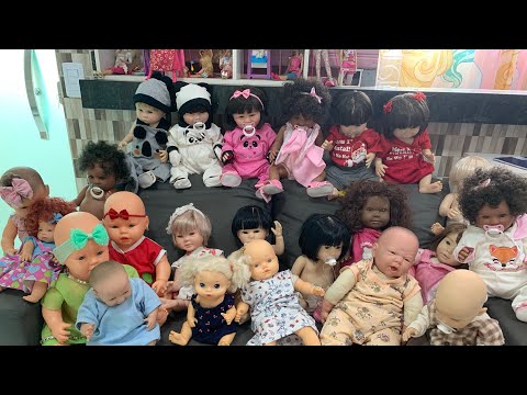 Mostrando todas as minhas bonecas,bebês Reborn/ Milli Produções