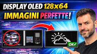 Il segreto per immagini perfette su display OLED 128×64 — image2cpp spiegato passo per passo!