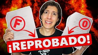 🚨 TOP 5 ERRORES que te harán REPROBAR un EXAMEN (y Cómo Evitarlos)