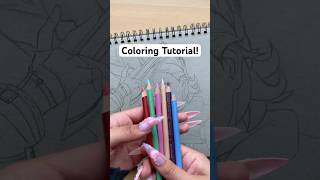 آموزش رنگ آمیزی با مداد #easyart #آموزش #نقاشی