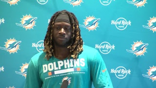 Dolphins Live: Jay Ajayi meets with the media.