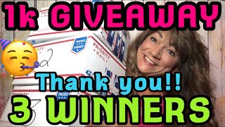 Huge 1k Subscribers GIVEAWAY 3 WINNERS My Way To Say THANK YOU ?