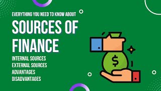 Sources of finance