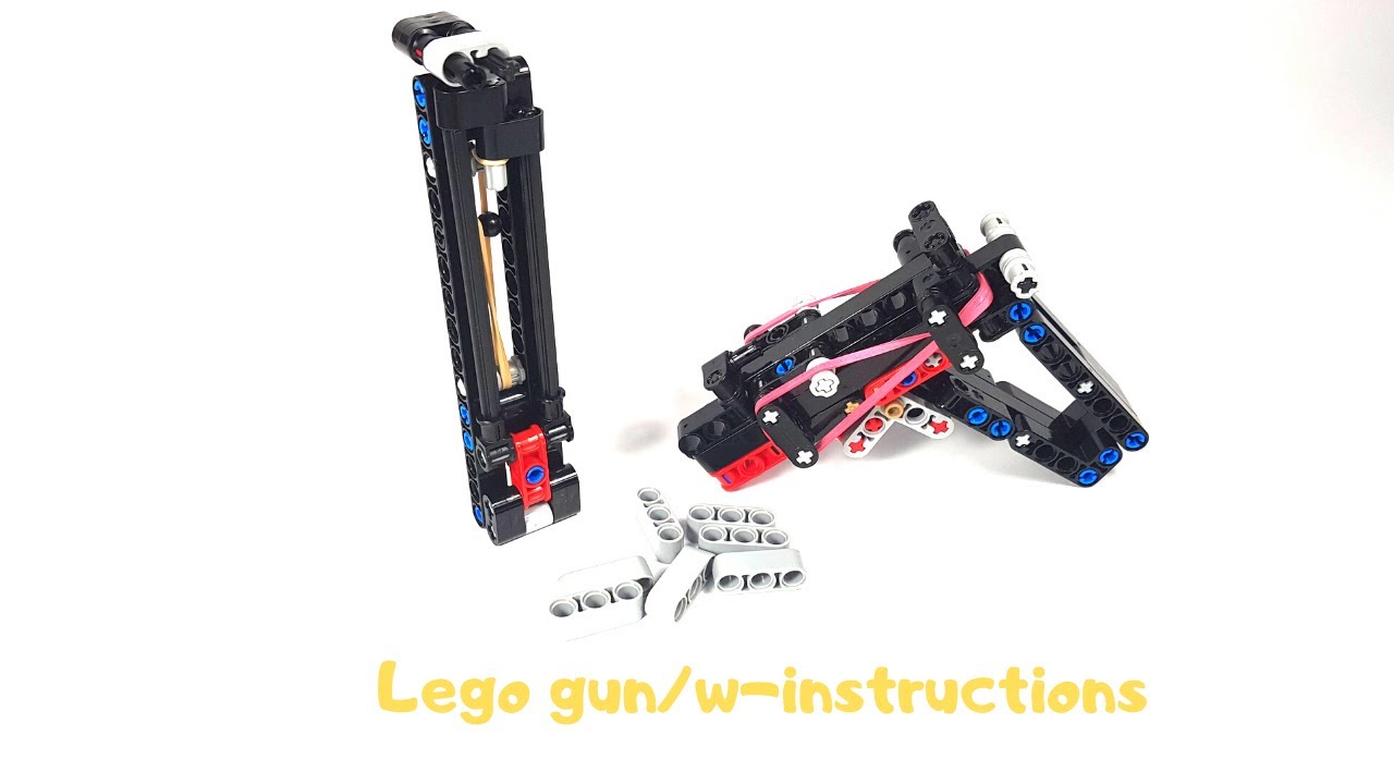 smallest-lego-technic-gun-w-instructions-youtube