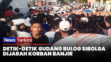 Bantuan Telat Datang, Warga Korban Banjir Jarah Gudang Bulog Sibolga | iNews Terkini