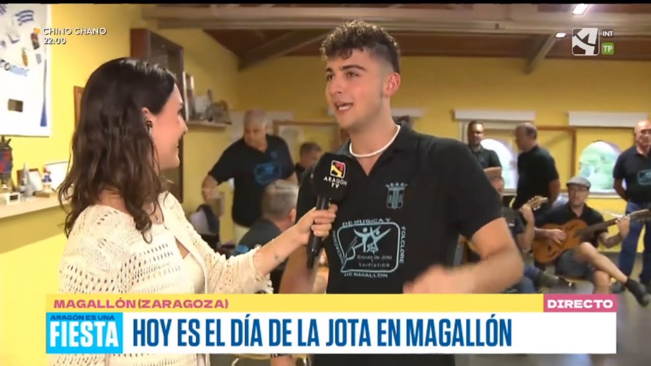 Fiestas en Magallón con Juanjo Bona, ganador de Jotalent.