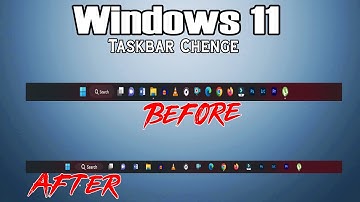 How To Small WINDOWS 11 Taskbar | WINDOWS 11 Ke TaskBar Ko Kaise Chota Kare | TECH GB