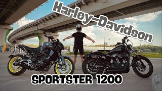 Sportster 1200 ПЕРВАЯ ПОЕЗДКА | First Ride The Harley Davidson