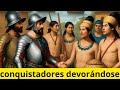 Conquistadores devorándose 