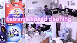EXTREME CLEAN WITH ME/ WORKING MOM SPEED CLEANING MOTIVATION