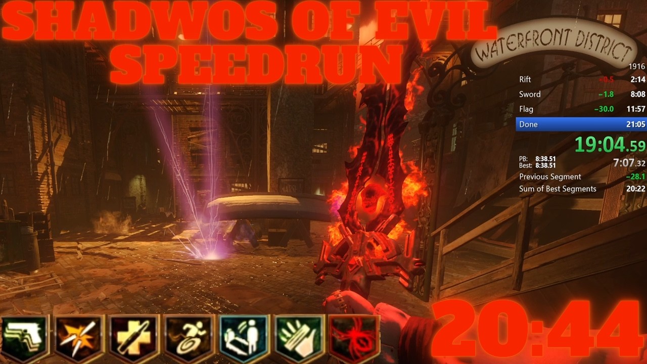 Shadows of Evil Easter Egg Speedrun (20:44)