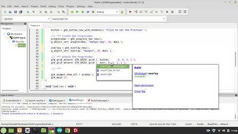 GTK   GtkProgressBar Tutorial 03