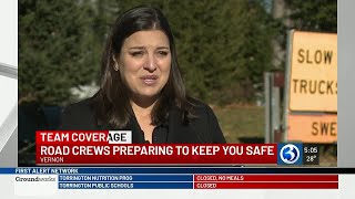 VIDEO: Road crews prepare for storm