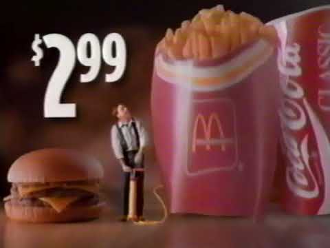 McDonalds (1994) Television Commercial - Air Pump