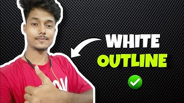 How to Add White Outline Border in Thumbnail Photo🥳🧬| Using PicsArt😍