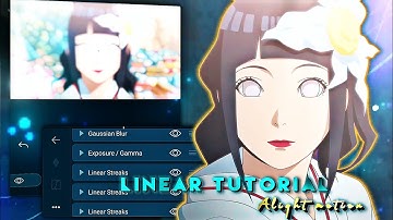 Linear streaks easy tutorial - alight motion [Tutorial/preset]