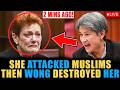 Hanson Called All of Parliament Gutless. Penny Wong's Response Was 3 Words