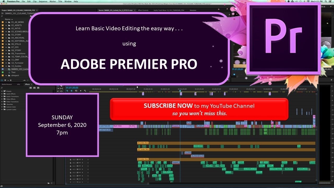 Adobe Premiere Pro Basic TAGALOG Tutorial - YouTube