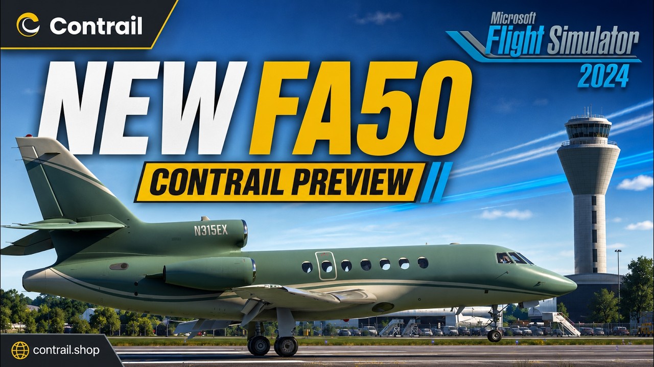 PREVIEW | The New CONTRAIL FA50 for Microsoft Flight Simulator!