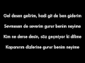 Kolpa Gurur Benim Neyime Lyrics