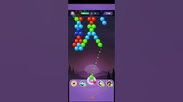 Bubble Shooter Rainbow Gameplay #shorts(84) #bubbleshooter