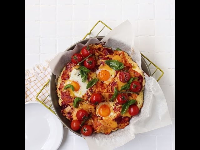 Breakfast pap pizza