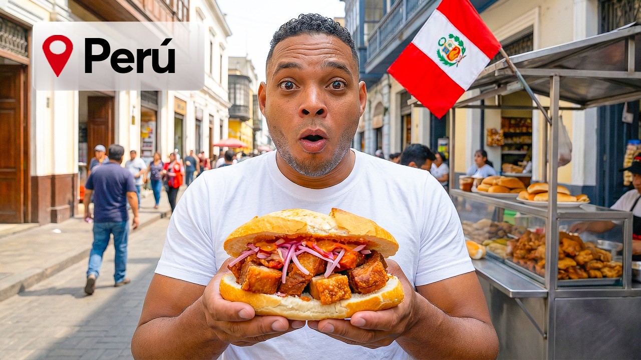 Probé la Comida Callejera de Perú 🇵🇪