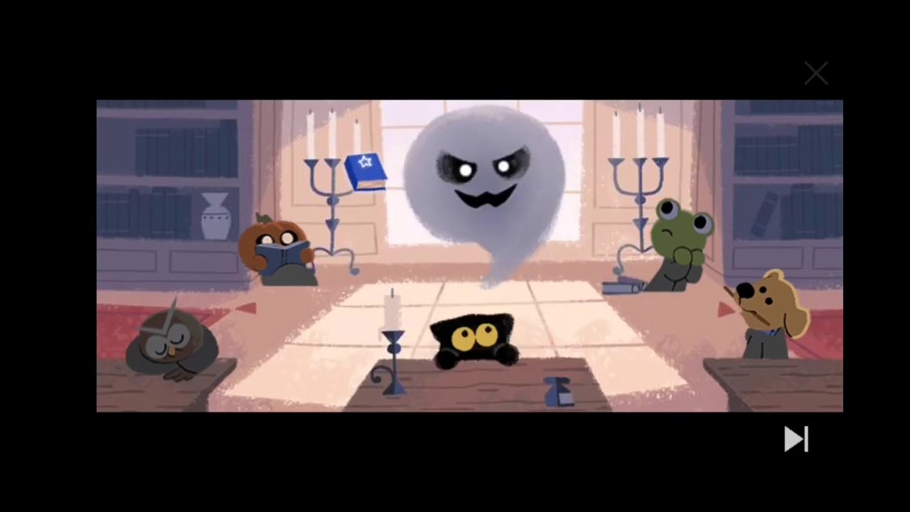 Google's Halloween game doodle lets you fight ghosts with a spell