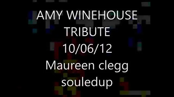 Amy Winehouse Tribute by Maureen Clegg Souledup tribute
