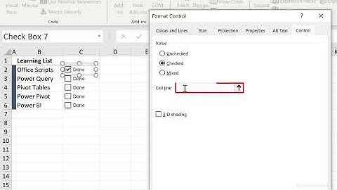 How to Use Excel Checkboxes | Interactive Checklists & Reports