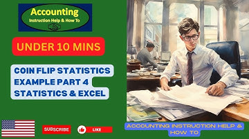 Coin Flip Statistics Example Part 4 Statistics & Excel