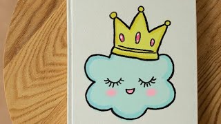 رسم سهل للاطفال || كيف ترسم غيمة سهله || how draw cloud