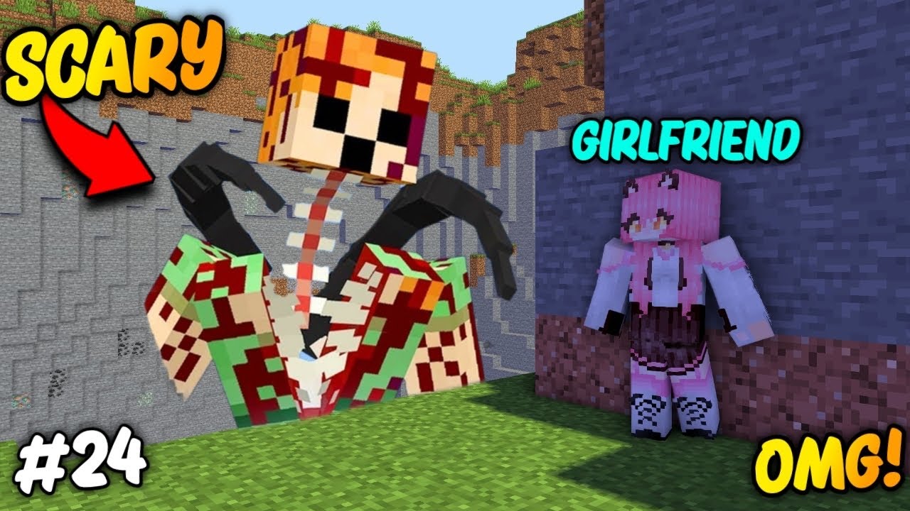😱i Became PARASITES To Troll My Cute Girlfriend in Minecraft | Hindi | #24