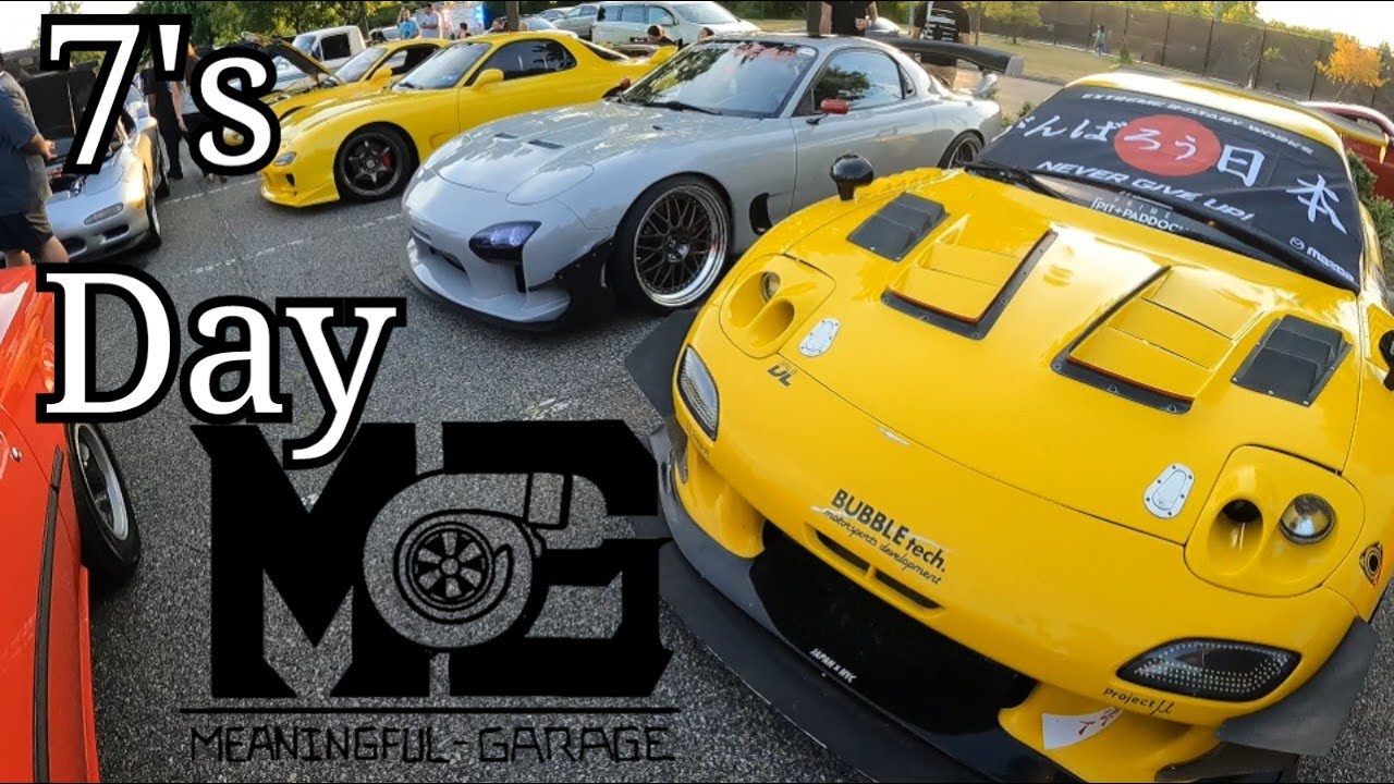 7s Day Celebration Car meet / show part 2. #carshow #rx7 #mazda - YouTube