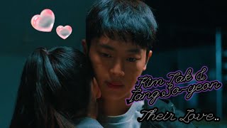 Kim Tak & Sang So-yeon❤ their love story😍🥰||Rookie cops #video #rookiecop #love #leeshinyoung