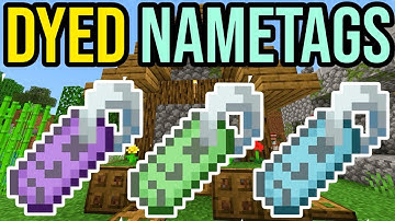 How To Get Coloured Name tags In Minecraft!