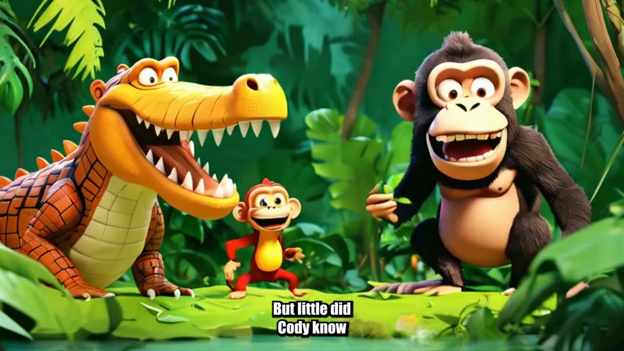 The Monkey and the Crocodile (Cody and the Max) | New Kids Story of 2024